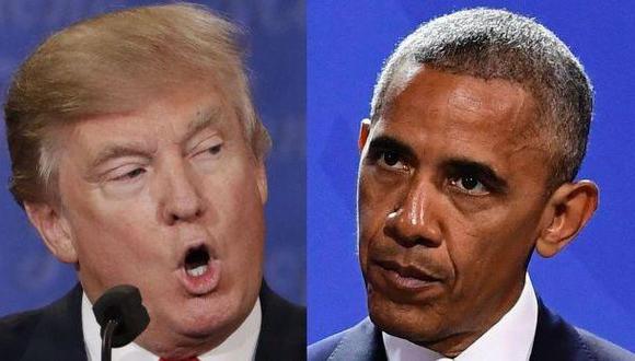 Trump acusa a Obama de hacer "declaraciones incendiarias"