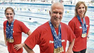 Natación: los masters de las medallas y los récords