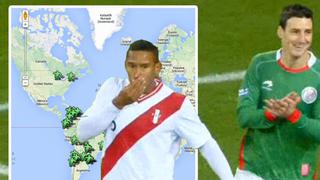 Mapa de las goleadas más duras que sufrió Perú en los últimos 35 años