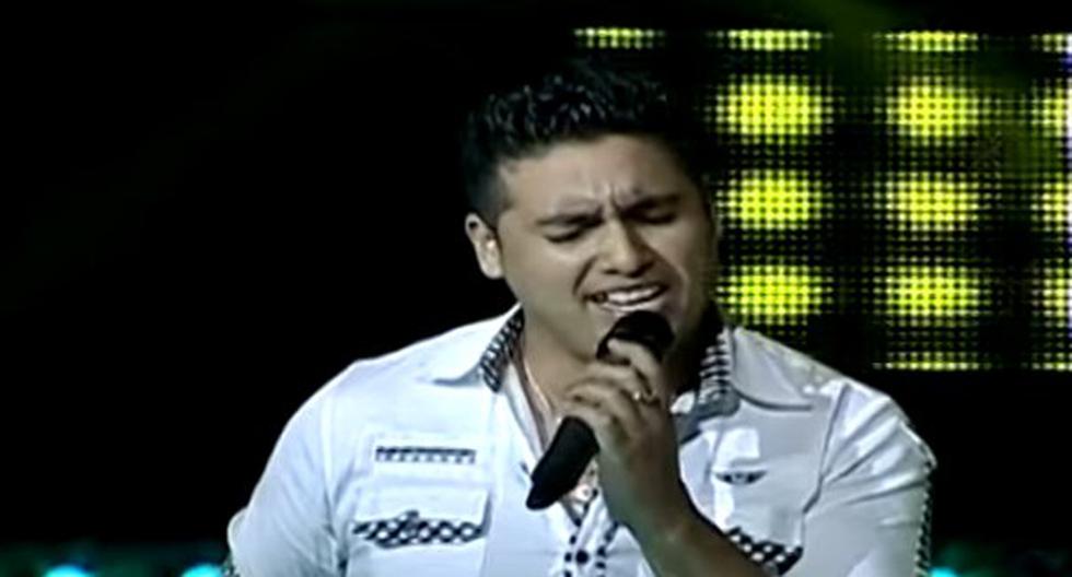 Alexander Prado en la audición a ciegas de La Voz Perú. (Foto: Captura / Youtube)
