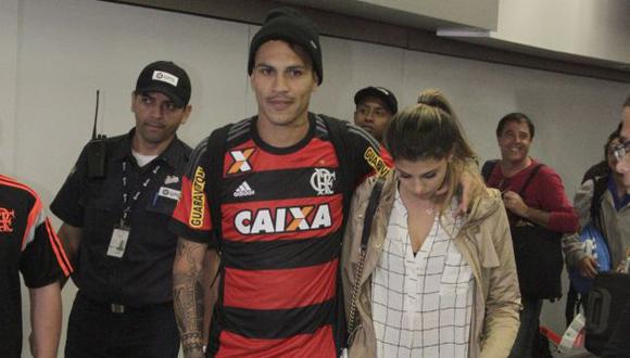 Paolo Guerrero llegó a Brasil y hoy será presentado en Flamengo