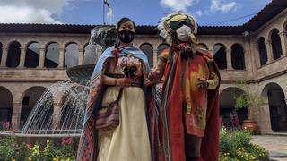 Cusco: ciudadana japonesa y peruano se casan vestidos de coya e inca 