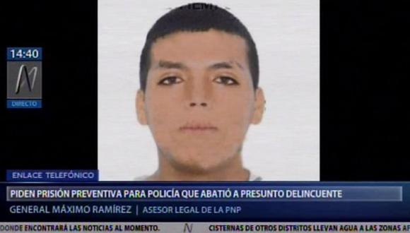 Juan Carlos Ramírez Chocán es acusado de robarle una billetera a un transeúnte. (Fuente: Canal N)