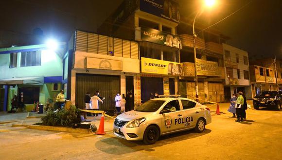 Sicarios asesinan a hombre en los cruces de Canta callao con Avenida dominicos. Foto: César Grados/GEC