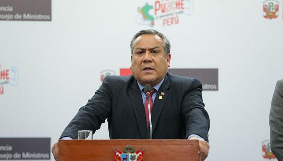 Gustavo Adrianzén calificó como "golpistas" a los que promovieron mociones de vacancia contra Dina Boluarte. (Foto: PCM)