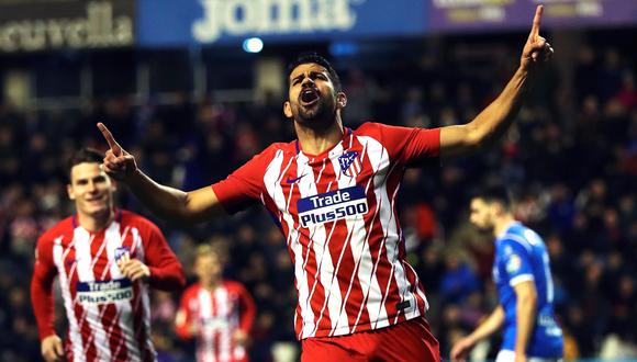 Diego Costa volvió al Atlético de Madrid con gol