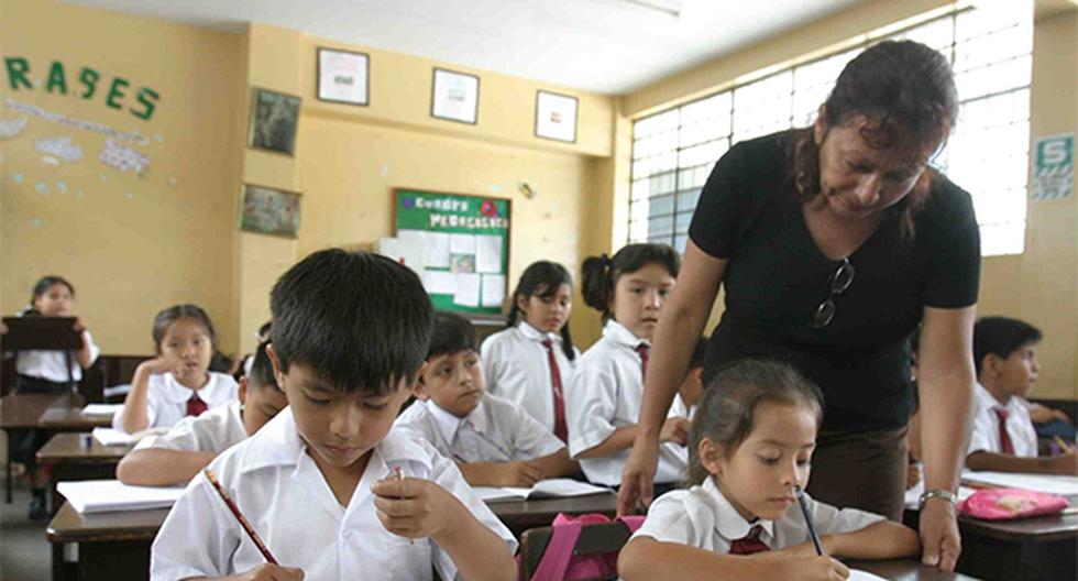 Perú. Todos los maestros ganarán S/ 1,780 desde este martes 1 de agosto. (Foto: Agencia Andina)