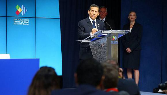 Ollanta Humala: "Perú ha logrado rol protagónico ante Europa"
