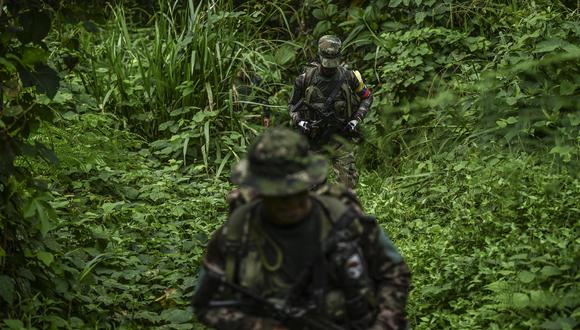 Al menos dos militares mueren en un combate con las disidencias de las FARC en Caquetá, en Colombia. (Foto de Joaquín SARMIENTO / AFP)