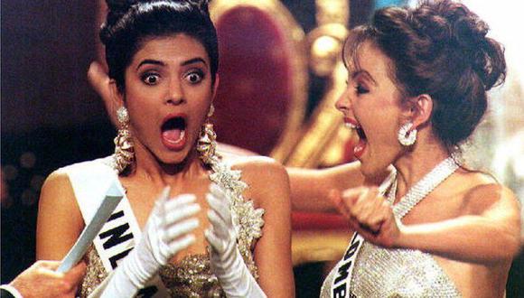 Sushmita Sen (izquierda) fue coronada Miss Universo en 1994. (GETTY IMAGES).