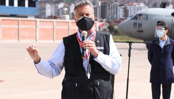 Presidente Sagasti anuncia la llegada de más de un millón de dosis de vacuna AstraZeneca al Perú durante el mes de mayo vía Covax Facility. (Foto: Juan Sequeiros / Referencial)