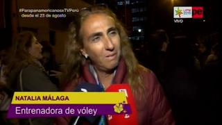 Natalia Málaga y la irónica respuesta a reportero sobre la clausura de los Panamericanos 2019