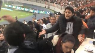 Universitario vs. Alianza Lima: fanático íntimo celebró gol de Affonso y fue retirado del Nacional