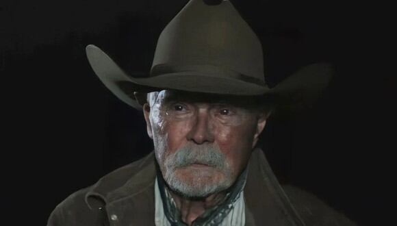 Buck Taylor en su personaje de Emmett Walsh en la serie "Yellowstone" (Foto: Paramount+)