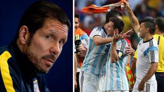 Diego Simeone cree en Argentina: "Si juega la final, la gana"