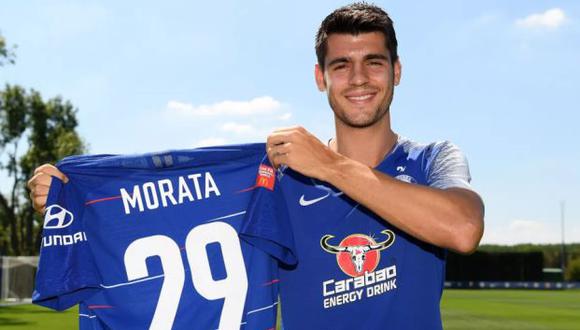 Álvaro Morata jugará con el dorsal '29' la próxima temporada (Foto: Chelsea)