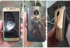 Hombre salva de morir de un balazo gracias a su teléfono celular y su funda de Hulk