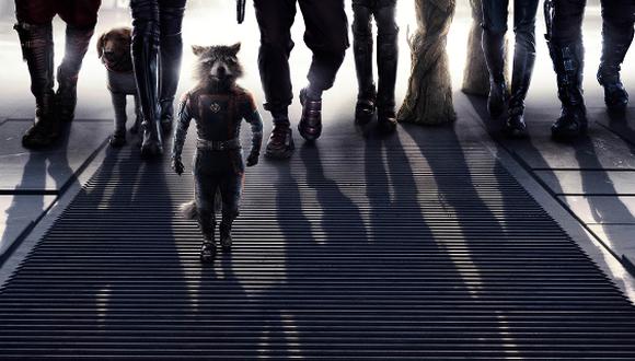 En este nuevo póster de los "Guardianes de la Galaxia 3" podemos ver que Rocket Raccoon se encuentra caminando solo entre la sombra de sus amigos. (Foto: Marvel)