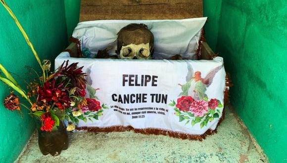 Pomuch, el pueblo de México donde sacan los cadáveres para limpiar sus huesos. (MARCOS GONZÁLEZ).