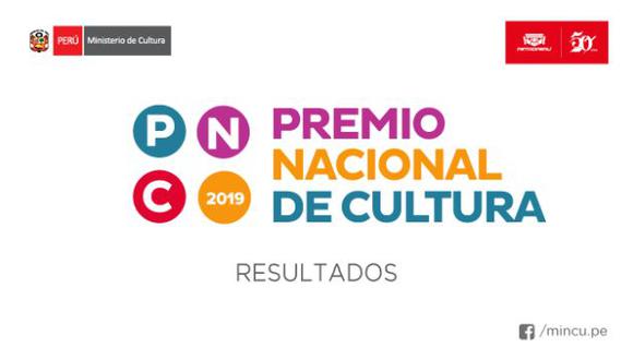 Conoce a los ganadores del Premio Nacional de Cultura 2019. (Imagen: gob.pe)