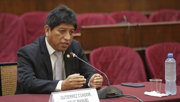 Josué Gutiérrez fue elegido como defensor del Pueblo por el actual Poder Legislativo. (Foto: Congreso)
