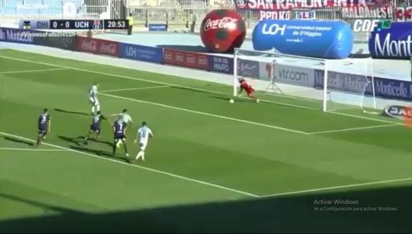 Renzo López colocó el 1-0 en el U. de Chile vs. O'Higgins en el marco de una nueva fecha de la Liga chilena (Video: YouTube)