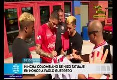 Hincha colombiano se declaró fanático de Guerrero: “Por mí que gane Perú con gol de Paolo”