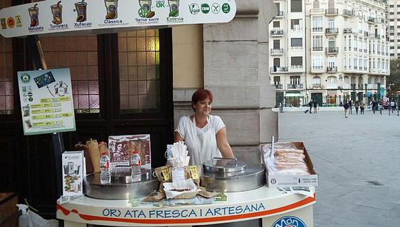 Món Orxata es una pyme valenciana que fabrica horchatas, unas bebidas azucaradas. Está ubicado en los polígonos de Alboraia, donde las naves industriales conviven con trabajos de campo. (Foto: Twitter)