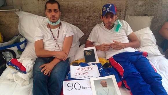 Vaticano: Venezolanos en huelga de hambre piden ver al Papa