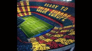 Champions League: Barcelona prepara espectacular mosaico para recibir al Liverpool
