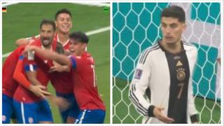 Juan Vargas puso el 2-1 y Kai Havertz marcó el 2-2 en Costa Rica vs. Alemania | VIDEOS