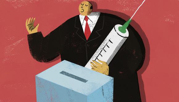 Los candidatos presidenciales y sus posturas sobre la vacunación y los privados. (El Comercio)
