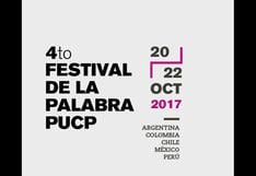 El 4to Festival de la Palabra PUCP se inaugurará este viernes