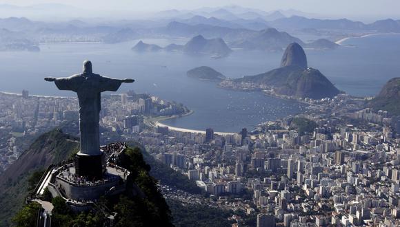 El Cristo Redentor se ubica en Río de Janeiro, Brasil. AP