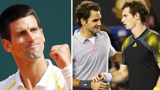 Djokovic sigue líder del ránking ATP y Murray desplazó a Federer