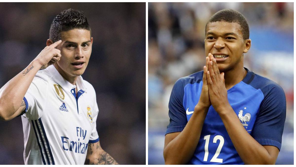 De acuerdo con el periódico "Le Parisien", la directiva del París-Saint Germain decidió ir a la carga por Kylian Mbappé. En tanto, el fichaje de James Rodríguez quedó descartado, según el medio. (Foto: AFP)