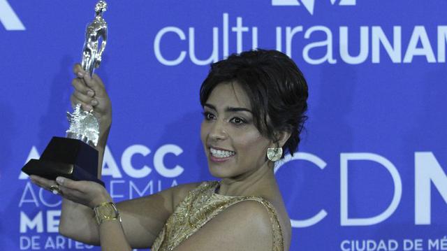 Adriana Paz ganó en la categoría a mejor Coactuación Femenina por la película "La Caridad". (Foto: Agencias)