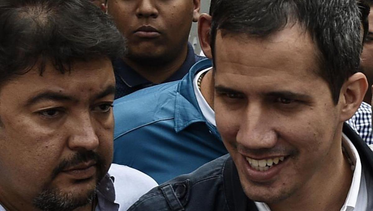 Roberto Marrero, aliado del presidente encargado de Venezuela, Juan Guaidó. Foto: AFP