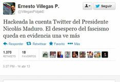 Venezuela: "Hackeo del Twitter de Nicolás Maduro es desesperación del fascismo", dice el gobierno