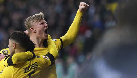 Erling Haaland llegó al Borussia Dortmund procedente del RB Salzburg. (Foto: AFP)