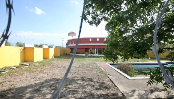 El área del motel Nueva Castilla donde fue hallado el cuerpo de la joven Debanhi Escobar. (Valente Rosas / El Universal).