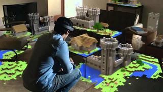 E3 2015: así es Minecraft para el HoloLens de Microsoft