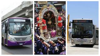 Señor de los Milagros: estos son los desvíos del Metropolitano y corredores en el primer recorrido procesional