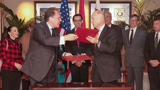 Perú y California firmaron acuerdo comercial y de inversiones