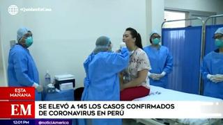 Coronavirus en Perú: aumentan a 145 los casos confirmados de COVID-19