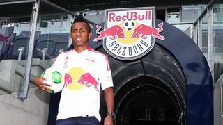 'La magia' en Austria: Yordy Reyna fue presentado en el Red Bull Salzburg 