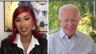 Cardi B habla con Joe Biden sobre el racismo y salud en Estados Unidos | VIDEO