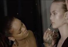 Mujer albina probó la línea de maquillaje de Rihanna y este fue el resultado