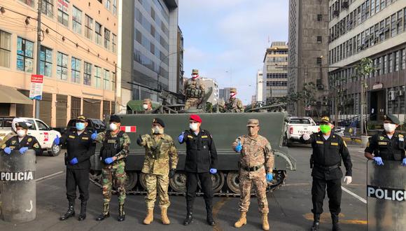 Fuerzas Armadas y PNP participaron en operaciones conjuntas en Lima y Callao. (Foto: Mindef)
