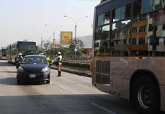 Metropolitano: continúan operativos para evitar que vehículos ingresen a vía exclusiva